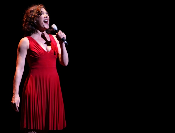 Karen Ziemba (Crazy For You) performing in STRO! The Vineyard Theatre Annual Spring G Photo