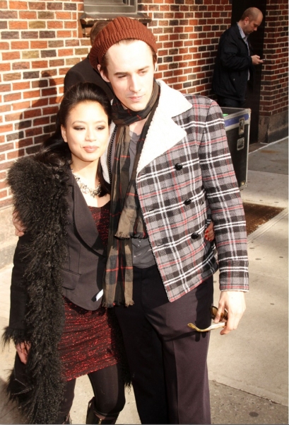 Photo Coverage: SPIDER-MAN's Carney, Carpio Visit Letterman Image