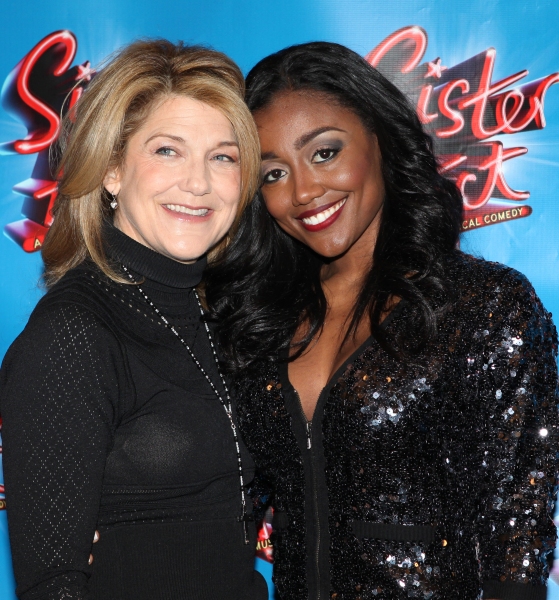 Victoria Clark and Patina Miller attending the Meet & Greet the press day for the New Photo