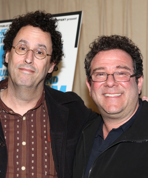 Playwright Tony Kushner and director Michael Greif attending the Meet The Cast & Crea Photo