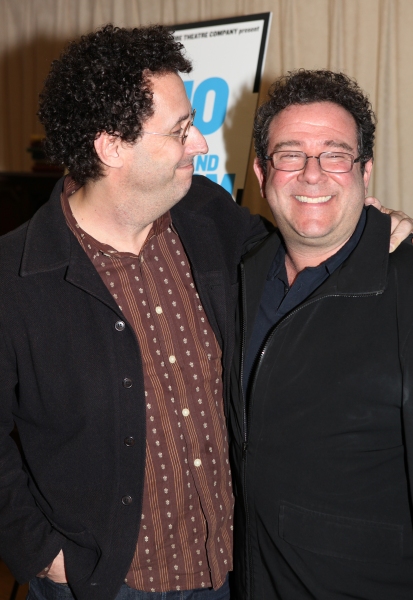 Playwright Tony Kushner and director Michael Greif attending the Meet The Cast & Crea Photo