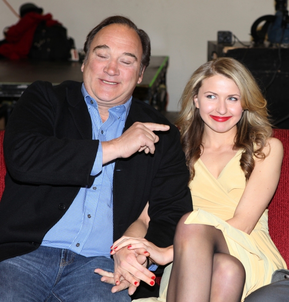 Jim Belushi & Nina Arianda attending the meet & greet for the upcoming Broadway Reviv Photo