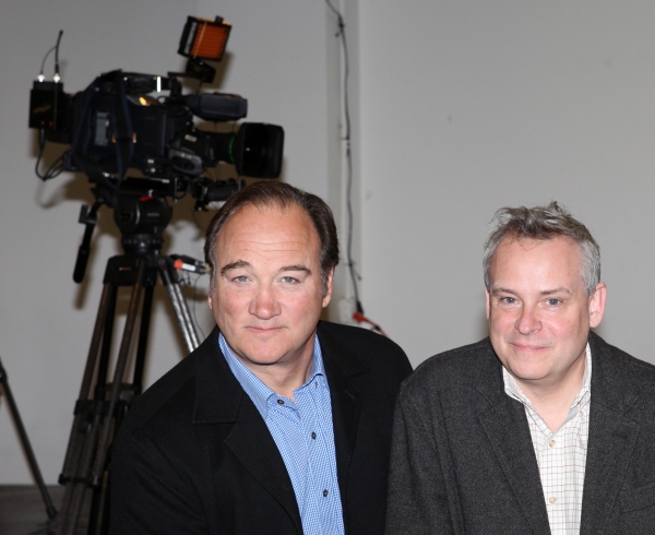 Jim Belushi & Doug Hughes attending the meet & greet for the upcoming Broadway Reviva Photo