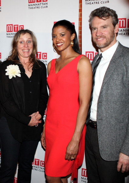 Frances McDormand, Renee Elise Goldsberry and Tate Donovan attending the Opening Nigh Photo