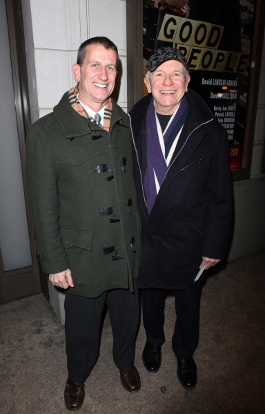 Tom Kirdahy & Terrence McNally arriving for the Opening Night Performance of the Manh Photo