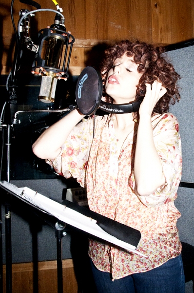 Photo Coverage: WONDERLAND Cast in the Recording Studio Image