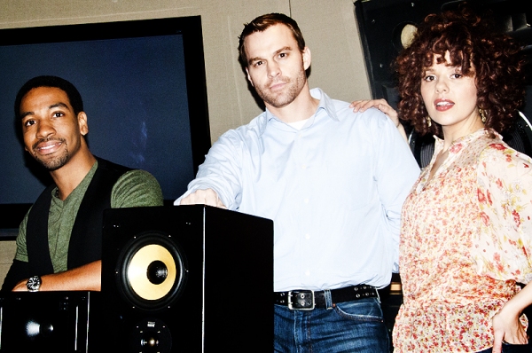 Photo Coverage: WONDERLAND Cast in the Recording Studio Image