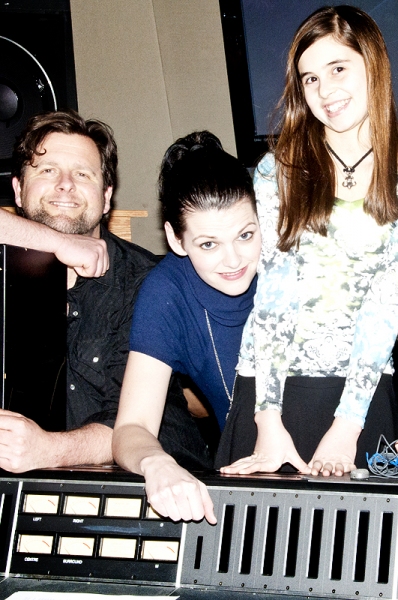 Photo Coverage: WONDERLAND Cast in the Recording Studio Image