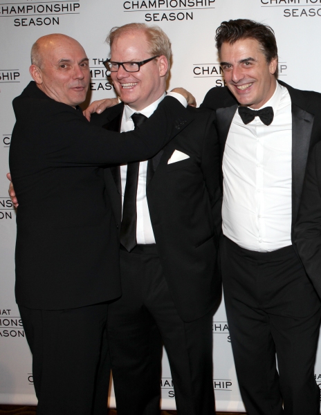 Gregory Mosher, Jim Gaffigan & Chris Noth attending the Opening Night Performance Aft Photo