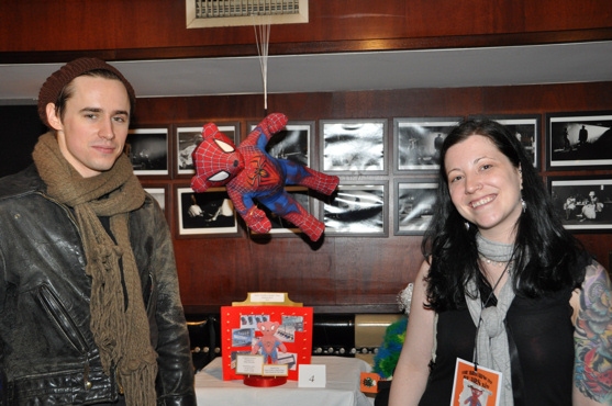 Spiderman with Reeve Carney and Designer Katie Falk Photo