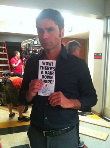 Photo Flash: John Stamos Shares GLEE Photos Image