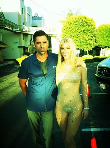 Photo Flash: John Stamos Shares GLEE Photos Image