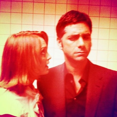 Photo Flash: John Stamos Shares GLEE Photos Image
