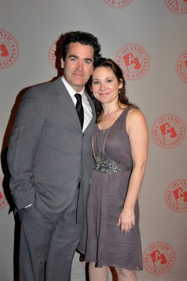 Brian d'Arcy James and Jennifer Prescott Photo