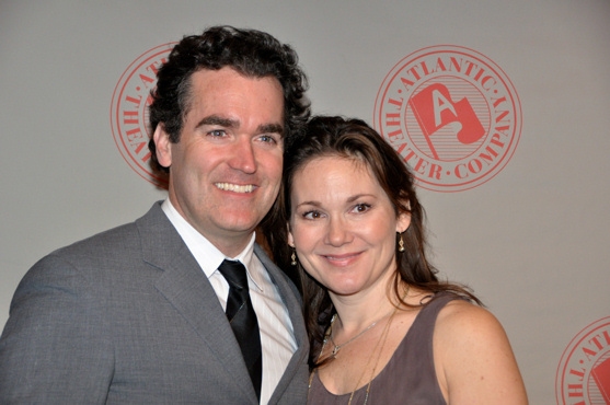 Brian d'Arcy James and Jennifer Prescott Photo