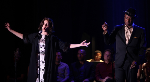 Beth Leavel & Allan Louis performing a Sneek Peek of the New Broadway Musical  'Baby  Photo