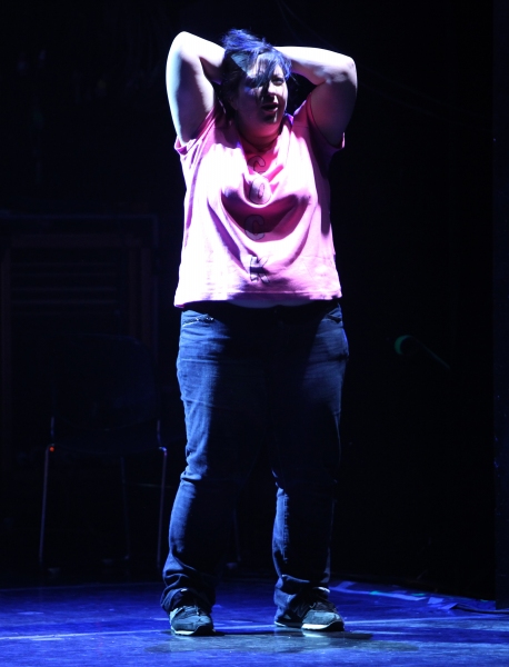 Ashlie Atkinson Performing in 'The World Is Ending' at The 24 Hour Musicals after per Photo