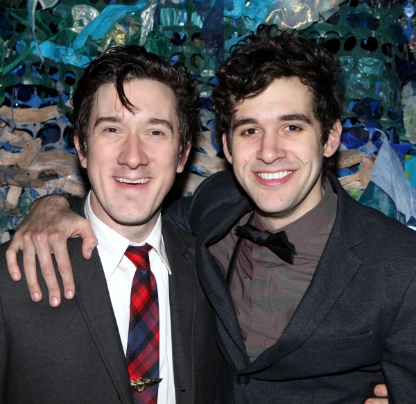 Carson Elrod & Adam Chandler-Berat attending the opening Night After Party for 'Peter Photo