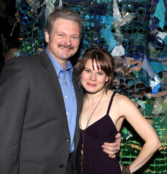 John Ellison Conlee & Celia Keenan-Bolger attending the opening Night After Party for Photo