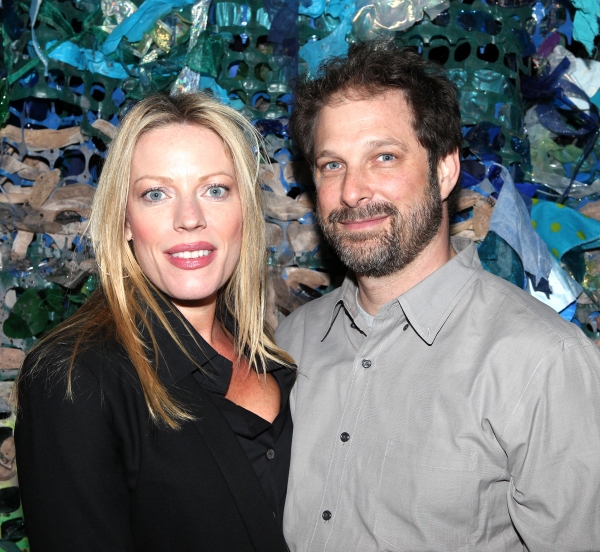 Sheri Rene Scott with husband Kurt Deutsch attending the opening Night After Party fo Photo