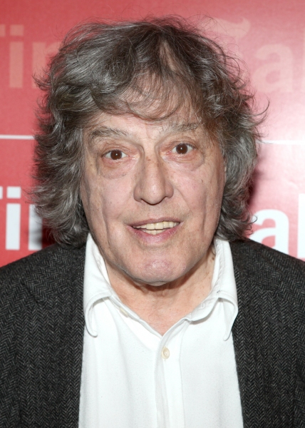 Tom Stoppard backstage at Times Talks: A Conversation with Tom Stoppard at the Times  Photo