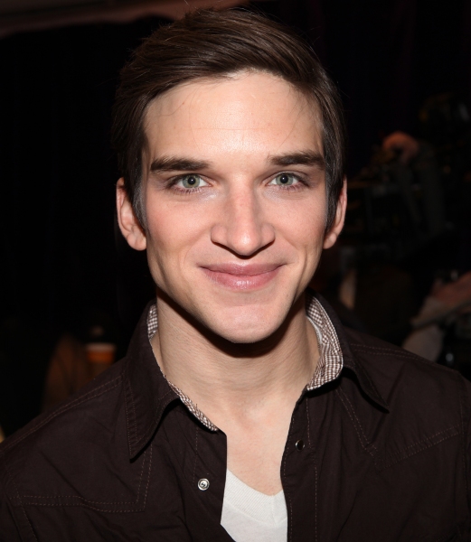 Evan Jonigkeit attend the Meet & Greet the cast of Broadway's "High" at the Ripley Gr Photo