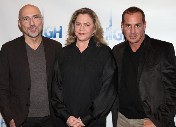 Kathleen Turner with director Rob Ruggiero &  playwright Matthew Lombardo  attend the Photo