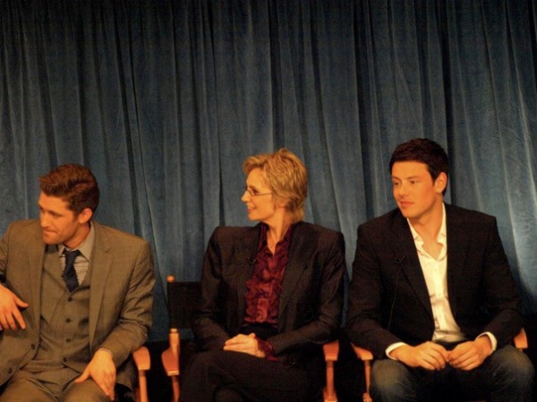 Matthew Morrison, Jane Lynch and Cory Monteith Photo