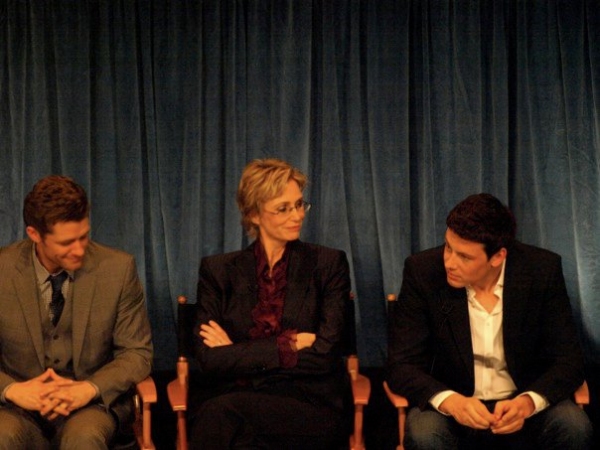 Matthew Morrison, Jane Lynch and Cory Monteith Photo