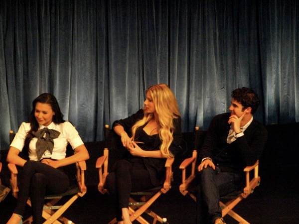 Naya Rivera, Heather Morris, and Darren Criss Photo