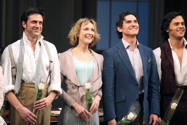 Raul Esparza & Lia Williams & Billy Crudup & Tom Riley during the Broadway Opening Ni Photo