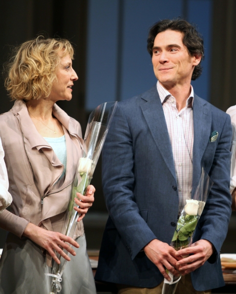 Lia Williams & Billy Crudup during the Broadway Opening Night Curtain Call for 'Arcad Photo