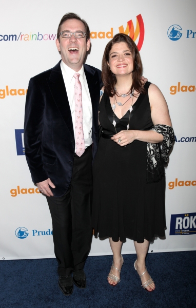 Ted Allen and Alex Guarnaschelli attending the 22nd Annual GLAAD Media Awards in New  Photo