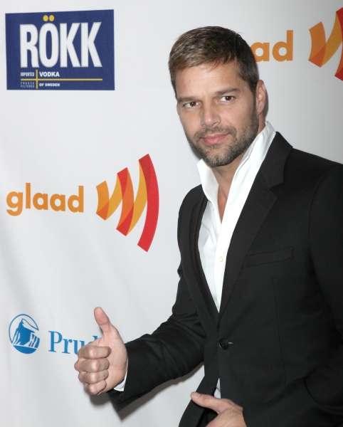 Ricky Martin attending the 22nd Annual GLAAD Media Awards in New York City. Photo