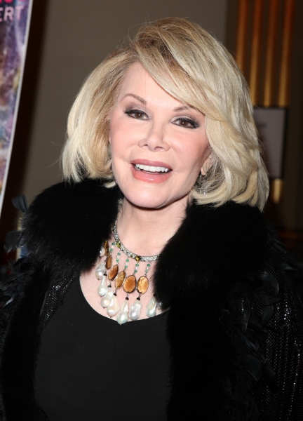 Joan Rivers attending the Broadway opening Night Performance of 'Priscilla Queen of t Photo