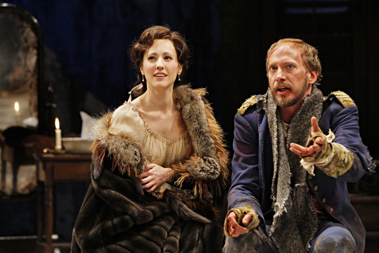 Mariko Nakasone (Raina Petkoff) and Jim Lichtscheidl (Captain