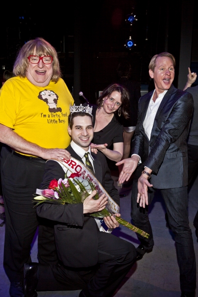 Bruce Vilanch, Rachel Dratch, Carson Kressley and Mr. Broadway 2011: Michael Cusumano Photo