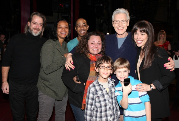 Broadway Debut Cast members: C. David Johnson, Jacqueline B. Arnold, Amaker Smith, Keala Settle, Tony Sheldon, Ashton Woerz, Luke Mannikus & Esther Stilwell attending the Broadway Opening Night Gypsy Robe Ceremony for 'Priscilla Queen of the Desert - The  at 