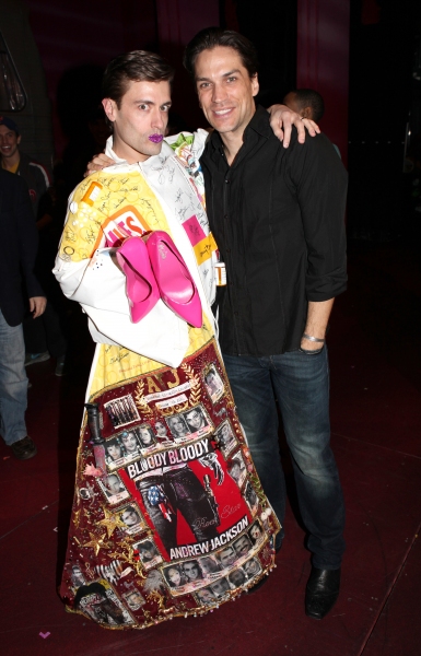 Eric Sciotto (Gypsy Robe Recipient for PRISCILLA) & Will Swenson
 Photo