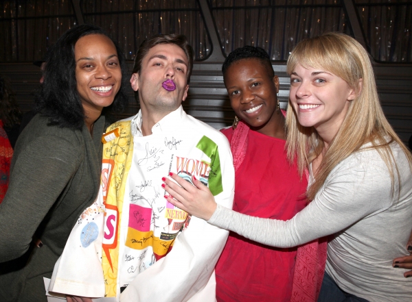 Eric Sciotto (Gypsy Robe Recipient for PRISCILLA)  with the DIVAS: Jacqueline B. Arno Photo