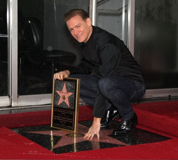 Photo Flash: Bryan Adams Receives Star on Hollywood Walk of Fame Image