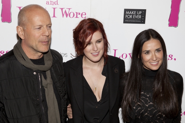Bruce Willis, Rumer Willis and Demi Moore Photo