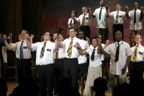 Photo Coverage: THE BOOK OF MORMON Opening Night Curtain Call Image