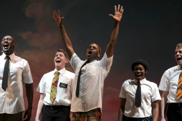 Photo Coverage: THE BOOK OF MORMON Opening Night Curtain Call Image