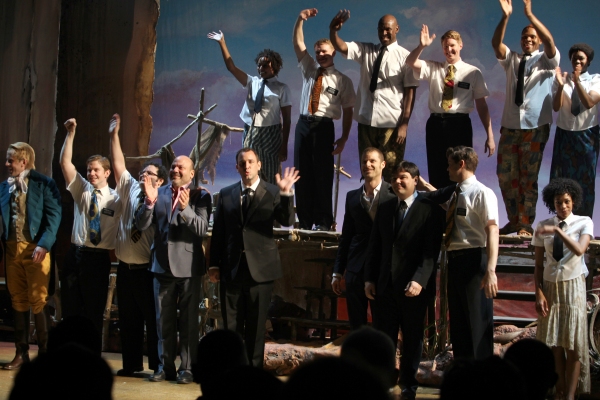 Photo Coverage: THE BOOK OF MORMON Opening Night Curtain Call Image
