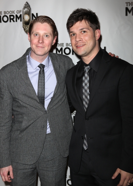 Justin Bohon & Stephen Oremus attending the Broadway Opening Night After Party for 'T Photo