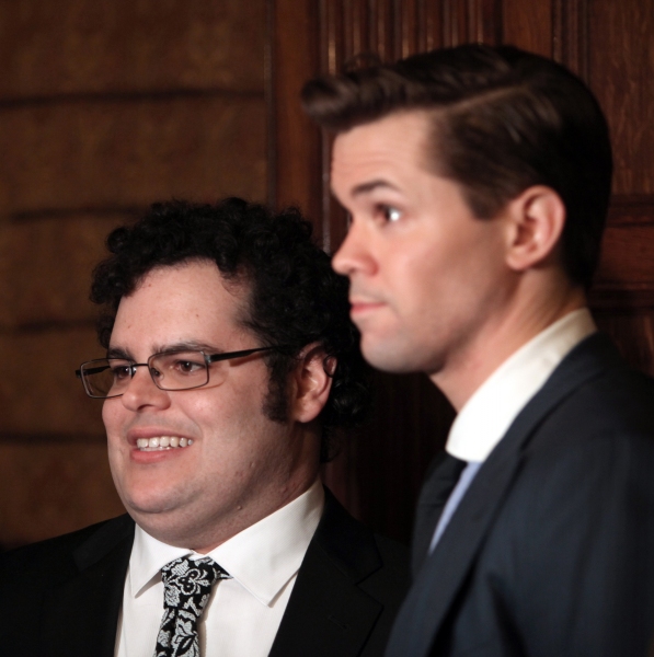 Josh Gad & Andrew Rannells attending the Broadway Opening Night After Party for 'The  Photo