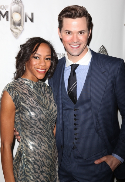 Nikki M. James & Andrew Rannells attending the Broadway Opening Night After Party for Photo
