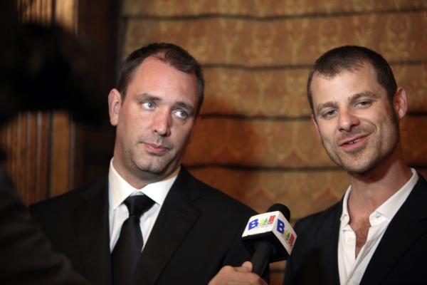 Trey Parker & Matt Stone attending the Broadway Opening Night After Party for 'The Bo Photo