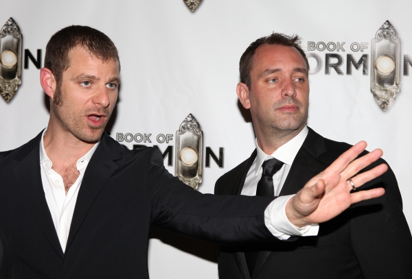 Matt Stone & Trey Parker attending the Broadway Opening Night After Party for 'The Bo Photo